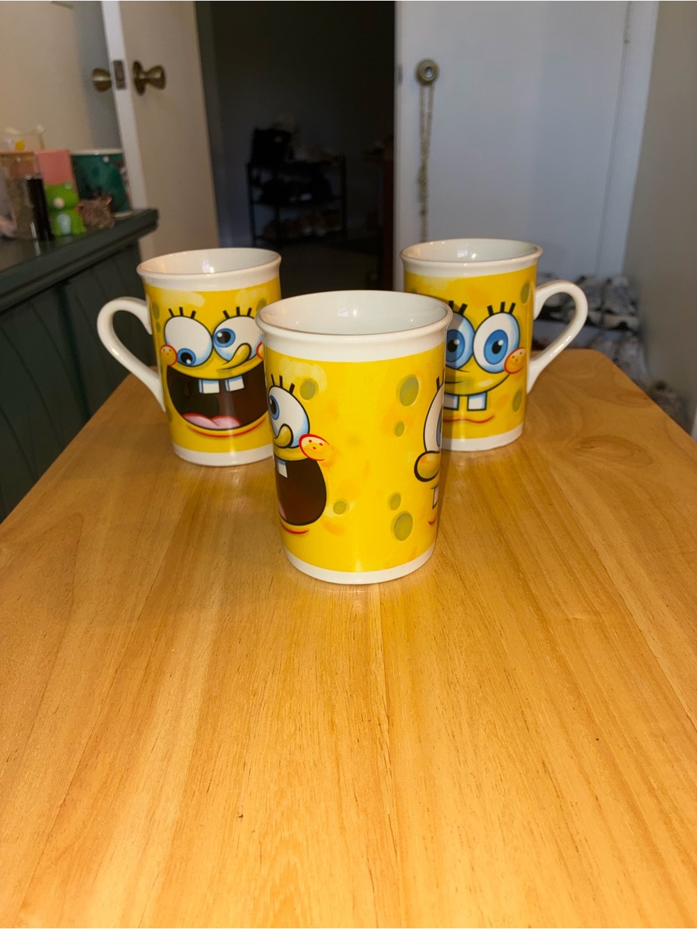 🧽❤️SPONGEBOB SQUAREPANTS TRIO MUGS SET❤️🧽 - Picture 7 of 9